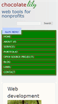 Mobile Screenshot of chocolatelilyweb.ca